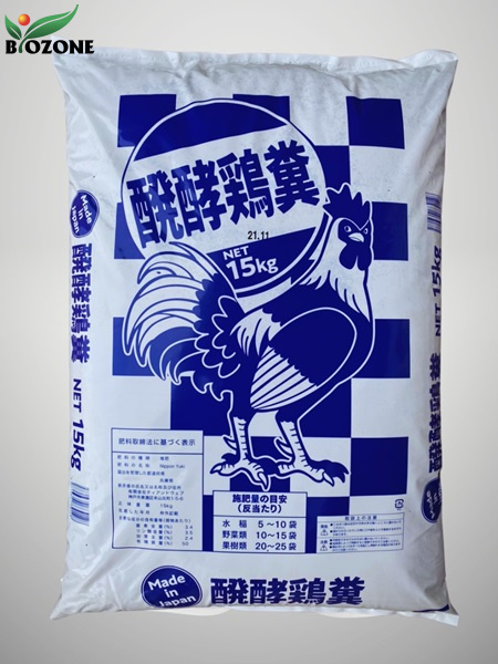 Phân gà hữu cơ dạng bột Nhật Bản bao 15kg