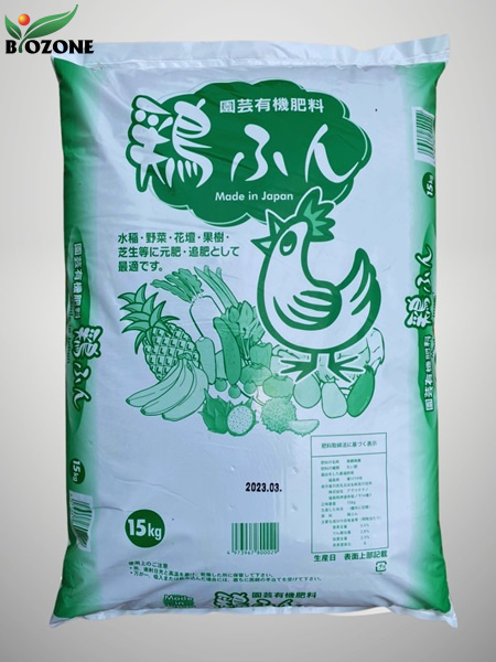 Phân gà hữu cơ dạng bột Nhật Bản bao 15kg